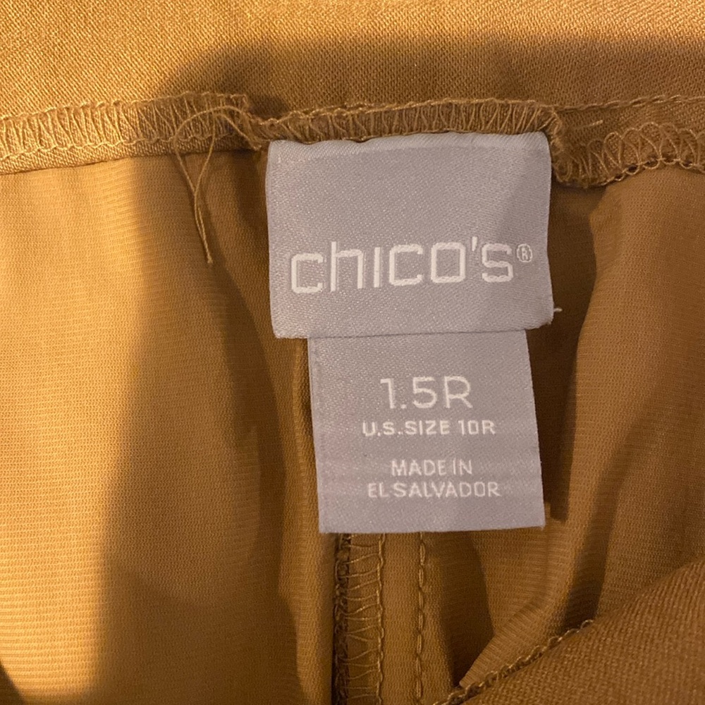 Chicos 1.5 slim ankle pant with slit detail and stretch